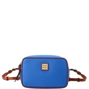 Dooney & Bourke Pebble Grain Loni Crossbody Shoulder Bag - French Blue